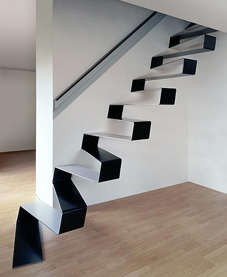 diseño moderno escaleras acero