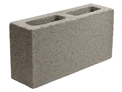bloque de hormigón hueco liso de concreto cemento
