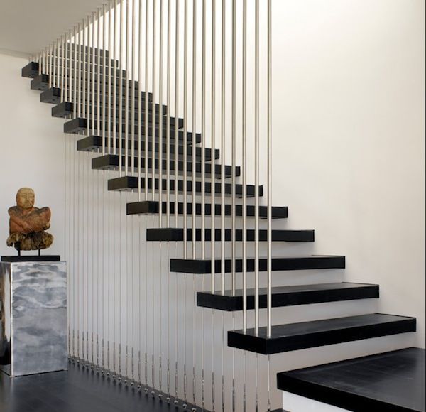 diseños de barandillas para escaleras modernas contemporáneos