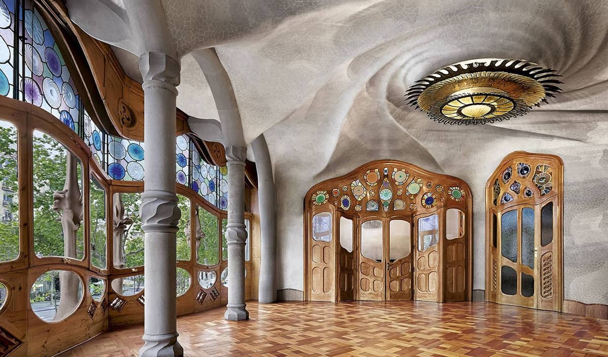 foto Casa Mila La pedrera interior Gaudí