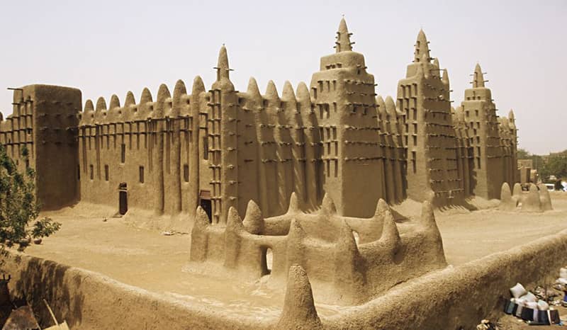 La Gran Mezquita de Djenne en Mali